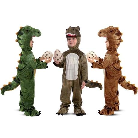 Spooktacular Creations Child Unisex Brown T-Rex Realistic Costume-3T