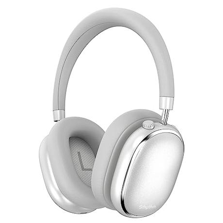 Srhythm NiceComfort 95 Auriculares Híbridos con Cancelación de Ruido, Auriculares Bluetooth Inalámbricos con Modo de Transparencia, Sonido HD, Más de 65 Horas de Tiempo de Reproducción