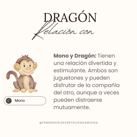 Relaciones del horóscopo chino con el Dragón 🐲