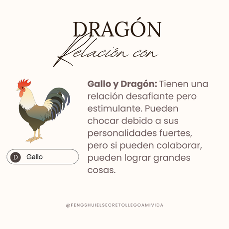 Relaciones del horóscopo chino con el Dragón 🐲