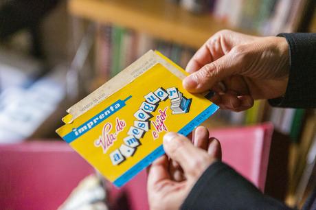 La primera vez en una imprenta de Laura Meseguer La primera vez en una imprenta de Laura Meseguer