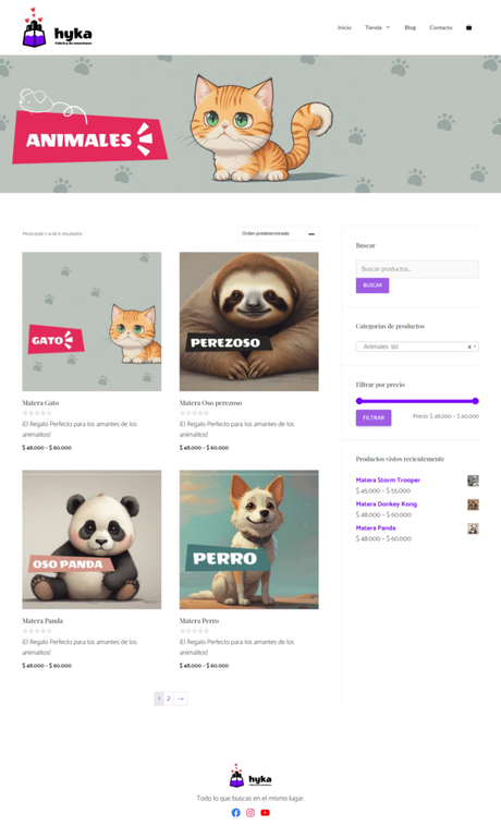 Diseño de página web para Hyka Diseño de página web para Hyka