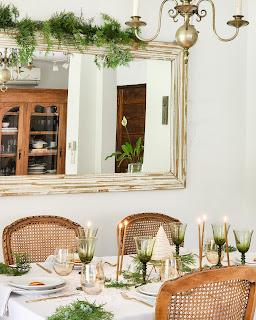 Mesa de Navidad: adentro o afuera?