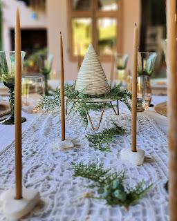 Mesa de Navidad: adentro o afuera?