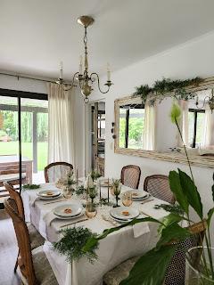 Mesa de Navidad: adentro o afuera?