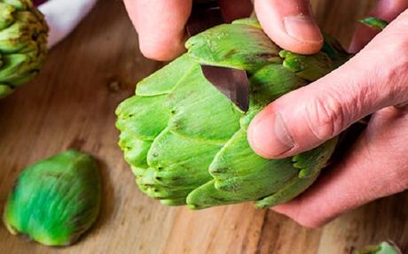 Chirlas en salsa de alcachofas Chirlas en salsa de alcachofas