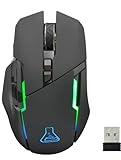 The G-Lab Kult Caesium - Ratón inalámbrico para Gaming inalámbrico 7200 PPP, LED RGB, 6 Botones, ratón para Juegos ergonómicos, Compatible con Pc Ps4 Ps5 Xbox One 2023