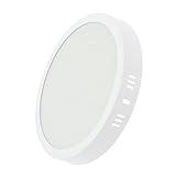 LEDUNI - Panel LED circular 20W 2000LM Color Blanco Frio 6000K Angulo 120 IP20 OPAL Aluminio 225 * 28Hmm