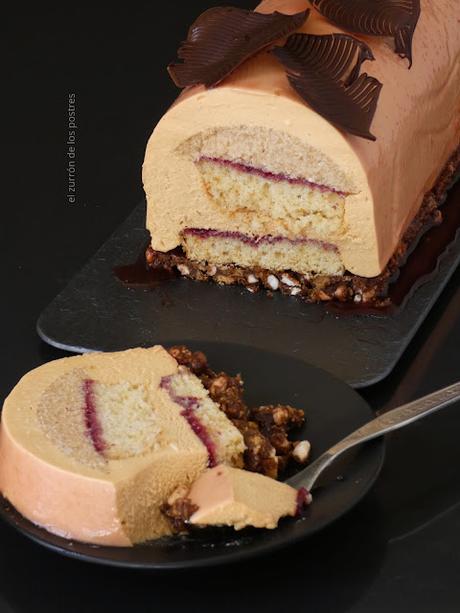 Tronco de Caramelo, Castaña y Ciruela Roja