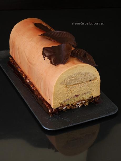 Tronco de Caramelo, Castaña y Ciruela Roja