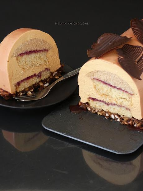 Tronco de Caramelo, Castaña y Ciruela Roja