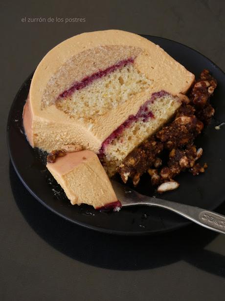 Tronco de Caramelo, Castaña y Ciruela Roja