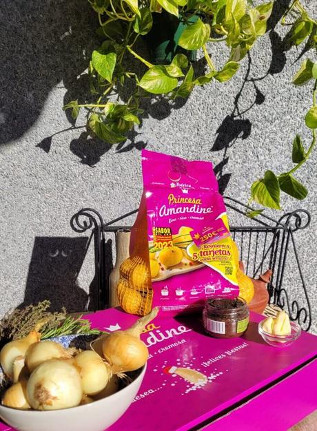 Patatas Princesa Amandine al horno con cebollitas Patatas Princesa Amandine al horno con cebollitas