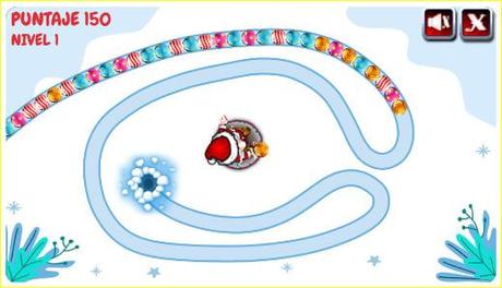 Juego cadeneta de Navidad con Papá Noel Juego cadeneta de Navidad con Papá Noel