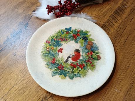 DIY-Colgante-navideño-reutilizando-plato-viejo