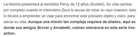 ¿Cuándo y a qué hora estrena ‘Percy Jackson y los dioses del Olímpo’ en Disney+?