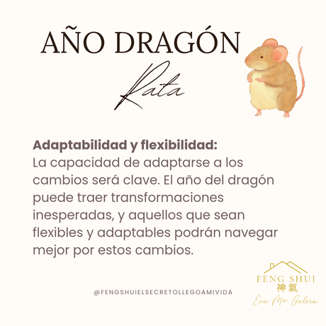 Año del Dragón 🐲 para la Rata 🐭