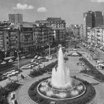 La fuente luminosa de la Plaza del Ayuntamiento (Ex Generalísimo)
