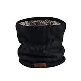 NovForth Bufanda Mujer Hombre Invierno Bufanda Tubular Unisex con Doble Cara de Punto y Forro Felpado Calentador de Cuello Engrosado y Elástico para Ciclismo Cold Weather