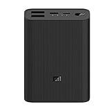 Xiaomi 10000mAh Mi Power Bank 3 Ultra Compact - Diseño Compacto, batería con un núcleo, Carga rápida Inteligente, Negro (Versión ES + 3 años de garantía)