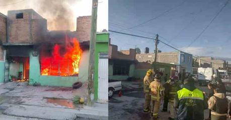 Familia fallece por incendio en la colonia Satélite tras explosión de tanque de gas