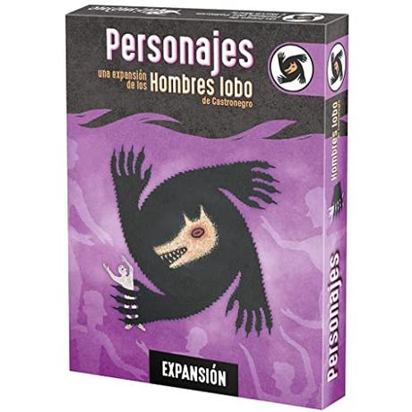 Asmodee- Juego DE Mesa LOS Hombres Lobo DE CASTRONEGRO: Personajes PEGI 10 Does Not Apply, Multicolor, One Size (LOB04ES)