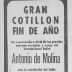 1971:Santander despide el año con Antonio Molina y Pepe Lucena en la sala Lido