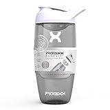 Promixx Botella Agitadora de Proteínas Premium para Batidos Suplementarios - Taza Fácil de Limpiar, Duradera (700 ml, Blanco Ártico)