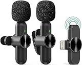 Cimkiz Micrófono inalámbrico Lavalier para iOS, Mini Microfono de Solapa Inalambrico Plug-Play para Youtube,Facebook,TikTok,reducción de Ruido Inteligente(No Necesita Aplicación ni Bluetooth)