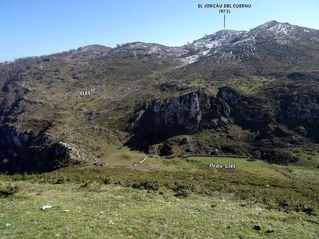 Arenas de Cabrales-Nava-El Jorcáu del Cuernu-Lles