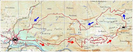 Arenas de Cabrales-Nava-El Jorcáu del Cuernu-Lles