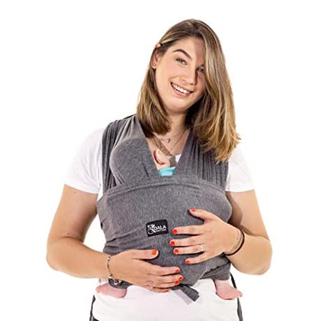 Koala Babycare - Fular Portabebés elastico, fácil de usar y colocar, unisex ajustable, mochila multiusos apropiada hasta 9 kg. Diseño Registrado KBC®