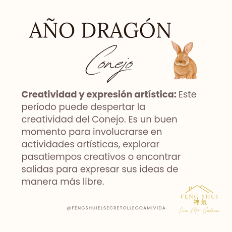 Año del Dragón 🐲 para el Conejo 🐇