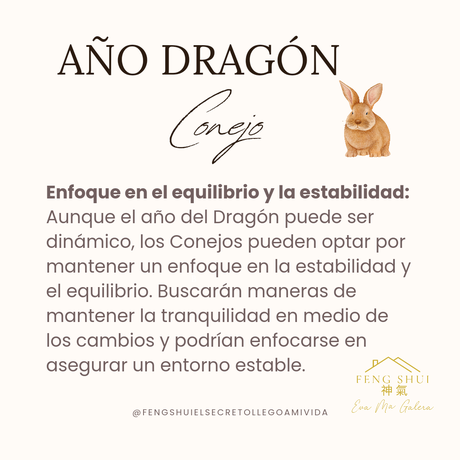 Año del Dragón 🐲 para el Conejo 🐇
