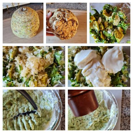 Coctel de   aguacate y gambas