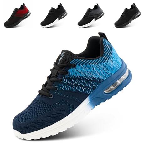 Hitmars Zapatillas Running Hombre Deportivas Mujer Zapatillas de Deporte Correr Caminar Hombre Sneaker Running Azul EU 40