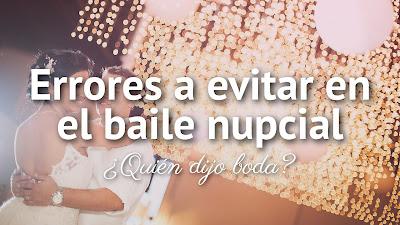 Errores a evitar en el baile nupcial
