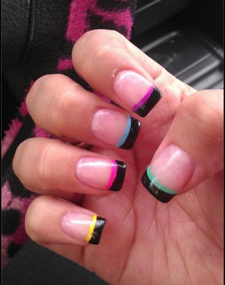 nail art inspiration años 90 Colección 90s Nails Party Sally Hansen y la vuelta al flúo.