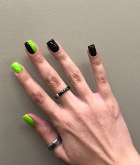 nail art inspiracion años 90 Colección 90s Nails Party Sally Hansen y la vuelta al flúo.