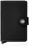 Secrid Miniwallet Matte Black. Cartera Tarjetero para Hombre