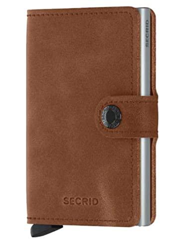 Secrid Miniwallet Cognac-Silver Talla Única Unisex Adultos