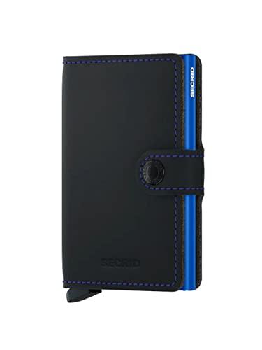 Secrid Miniwallet Black & Blue Talla Única Unisex Adultos