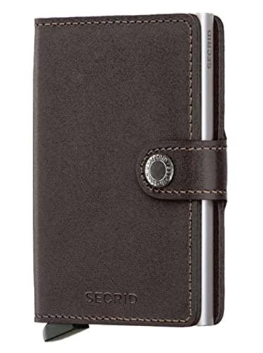 Secrid Miniwallet Dark Brown Talla Única Unisex Adultos