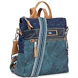 Lois - Bolso Mochila Mujer Elegante, Bolsos Mochila Para Mujer Versátiles, Mochila Mujer Pequeña, Mochila Bolso Mujer, Mochila Casual Mujer. Mochila 315597, Azul