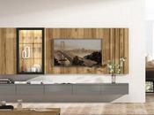 Salones modernos coleccion “Austral”, diseño vanguardista panelados pared
