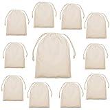 Bolso tote pequeño DIFERENTES TAMAÑOS Set para pintar - para fiesta de cumpleaños infantil, regalo, recuerdos de bricolaje para boda, (Naturaleza, 25 x 30 cm | 10 piezas)