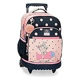 Enso Friends Together Mochila Compact 2 Ruedas Rosa 33x44x21 cms Poliéster 30,49L