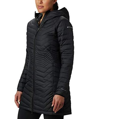 Columbia Mujer Chaqueta Acolchada, Black, S