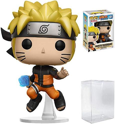 POP Naruto Shippuden - Naruto (Rasengan) Funko Pop! Figura de vinilo (incluye funda protectora compatible con POP Box), multicolor, 3.75 pulgadas