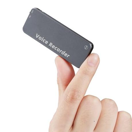 60horas Grabadora Voz, 64GB Howabo Grabadora de Voz con Activación por Voz y Carcasa Metálica, USB C Portátil Dispositivo de Grabadora Conferencias Reuniones Clases
